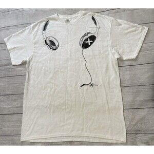 Celebrity Cruises Headphones Music Lovers Graphic T Shirt Size Large White